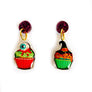 Rosie Rose Parker : Halloween : Eyeball Cupcake Earrings