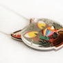 LaliBlue : Halloween Woods : Fishbowl necklace with cat