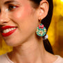 Laliblue : Christmas : Floral Christmas Ornament Earrings