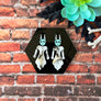 PolyPaige : Halloween : Bride of Frankenstein Earrings