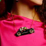 LaliBlue : Creepy Party : Frankenstein's Car Necklace