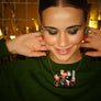 LaliBlue : Christmas : Friends on a bicycle necklace