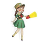 LaliBlue : Halloween Woods : Girl Scout Brooch