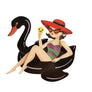LaliBlue : Summerween : Girl on float brooch