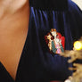 LaliBlue : Girl with cat brooch