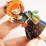 Laliblue : Plant Lover : Girl with daisies Brooch