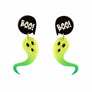 LaliBlue : Summerween : Green Ghost Earrings