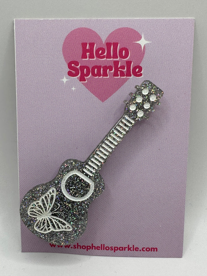 Hello Sparkle : Guitar Brooch