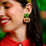 LaliBlue : Cursed Carnival : Halloween Pumpkin Earrings