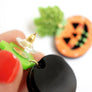 LaliBlue : Cursed Carnival : Halloween Pumpkin Earrings