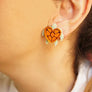 LaliBlue : Valentines : Heart Turtle Earrings