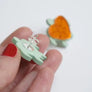 LaliBlue : Valentines : Heart Turtle Earrings
