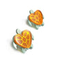 LaliBlue : Valentines : Heart Turtle Earrings