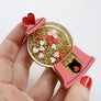 LaliBlue : Valentines : Hearts Vending Brooch