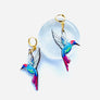 Rosie Rose Parker : Hummingbird Earrings Huggie Hoops
