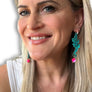 Bobbi Frances : Daintree 2: Crocodile Dangle Earrings