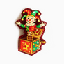 Rosie Rose Parker : Jack in the box Christmas brooch