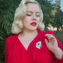 Lipstick & Chrome : Jolly Jingler Mini Elf Mug Brooch