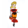 LaliBlue : Cursed Carnival : Lady Caramel Brooch