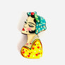 Rosie Rose Parker : Lady Headscarf Brooch