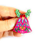 Rosie Rose Parker :  Christmas : Little Christmas Bell Pin