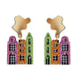 LaliBlue : Christmas : Little House Earrings