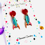 Rosie Rose Parker : Little Rocket Statement Earrings