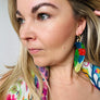 Lunar Deesigns : Luke the Lorikeet - Marble Acrylic - Hoops