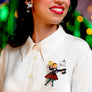 LaliBlue : Cursed Carnival : Magician with dove Brooch