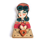 LaliBlue : Cursed Carnival : Medium Brooch with Ouija Board