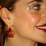 LaliBlue : Christmas : Mini Poinsettia Earrings