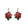 LaliBlue : Christmas : Mini Poinsettia Earrings