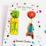 Rosie Rose Parker : Missmatch Rocket Vintage Earrings