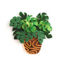 Laliblue : Plant Lover : Monstera brooch