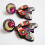 LaliBlue : Cursed Carnival : Moth Earrings