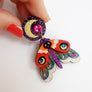 LaliBlue : Cursed Carnival : Moth Earrings