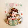 LaliBlue : World Day : Mother's Day brooch