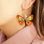 LaliBlue : Spring : Multicolor Butterfly Earrings