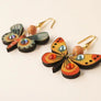 LaliBlue : Spring : Multicolor Butterfly Earrings