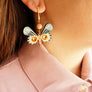 LaliBlue : Spring : Multicolor Butterfly Earrings