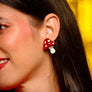 Laliblue : Christmas : Mushroom earrings