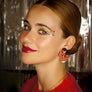 LaliBlue : Christmas : Mushroom earrings