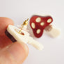 Laliblue : Christmas : Mushroom earrings