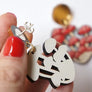 LaliBlue : Christmas : Mushroom earrings