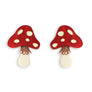 Laliblue : Christmas : Mushroom earrings