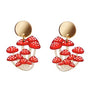 LaliBlue : Christmas : Mushroom earrings