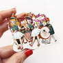 LaliBlue : Christmas : Musical parade brooch