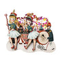 LaliBlue : Christmas : Musical parade brooch