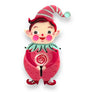 Lipstick & Chrome : Pink North Pole Apprentice Brooch