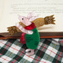 Dolly Dimple Design : Piglet with a Christmas Cracker Brooch